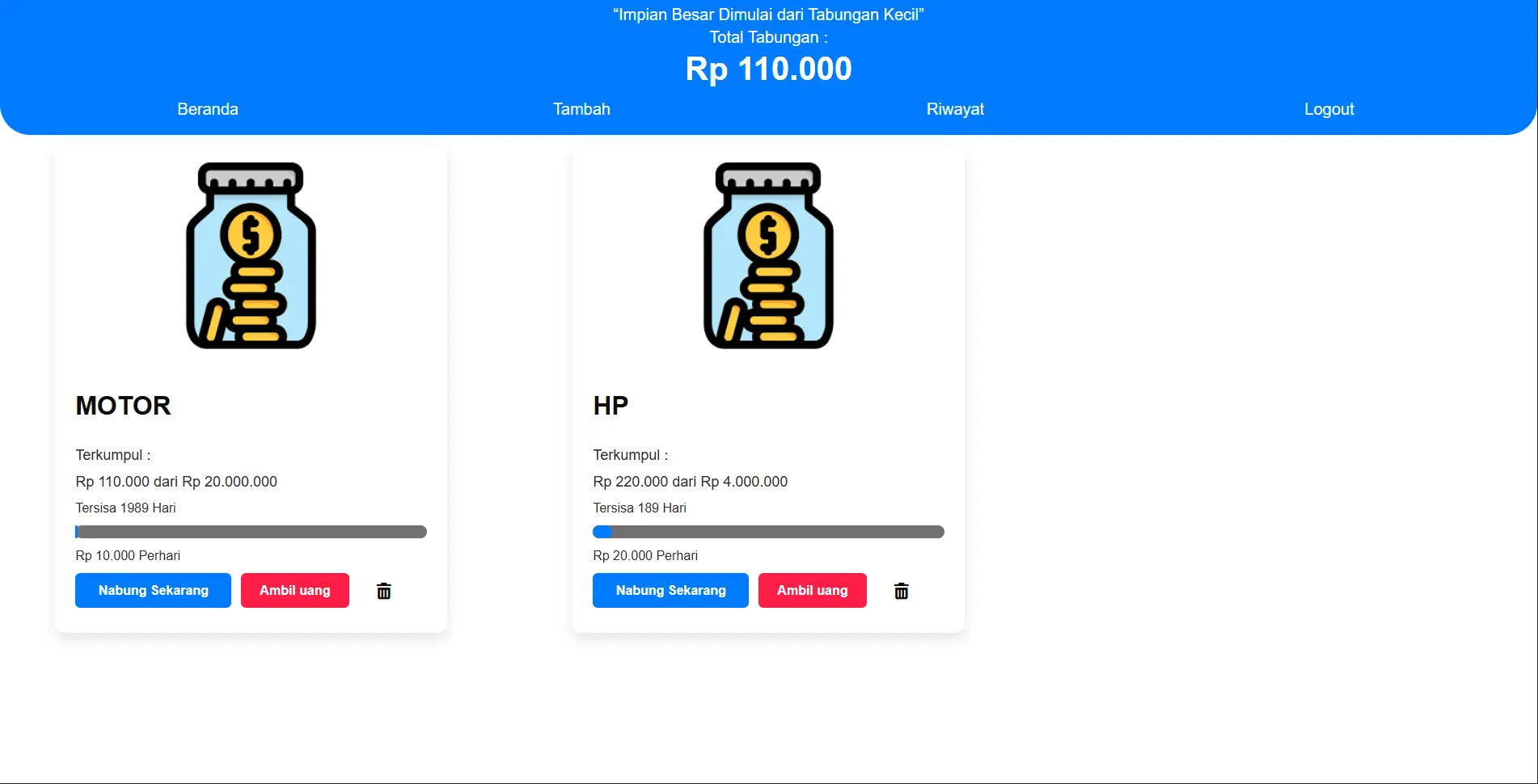 Preview My Tabungan GW